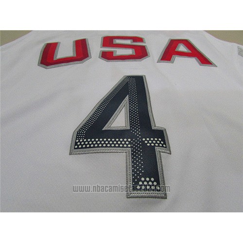 Camiseta USA 2016 Jimmy Butler #4 Blanco